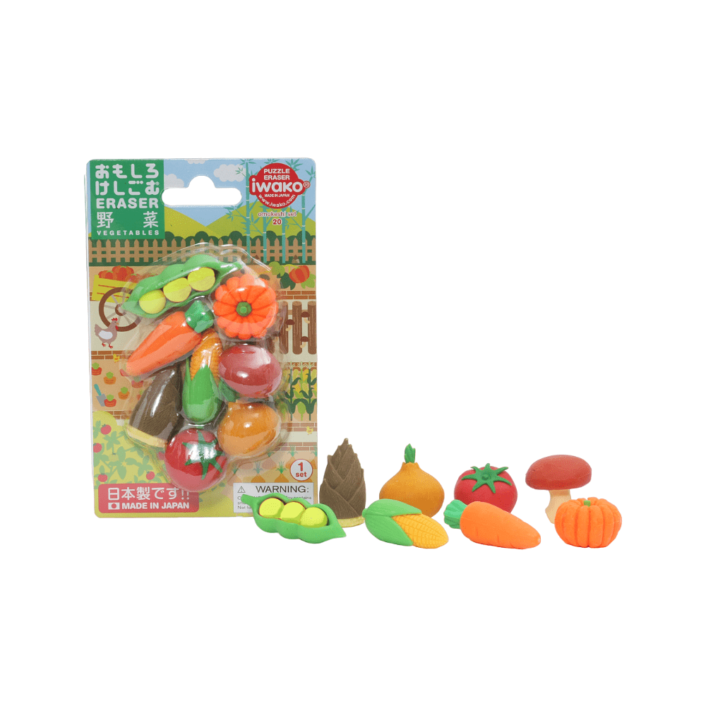 Ластик "IWAKO Vegetables", блистер