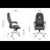 Кресло для руководителя EVERPROF "DRIFT PU", экокожа, металл, коричневый - 4