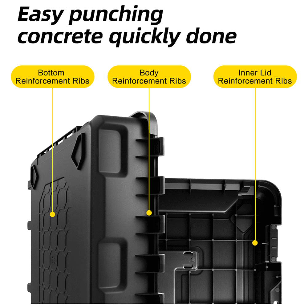 Ящик для инструмента Deli YS EDL432522A, 440х330х220 мм, модульный, пластмасса - 3