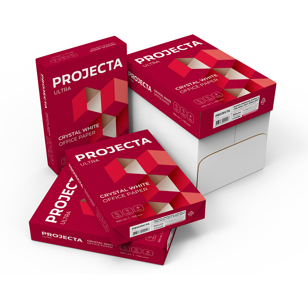 Бумага "Projecta Ultra", A4, 500 листов, 80 г/м2 - 3