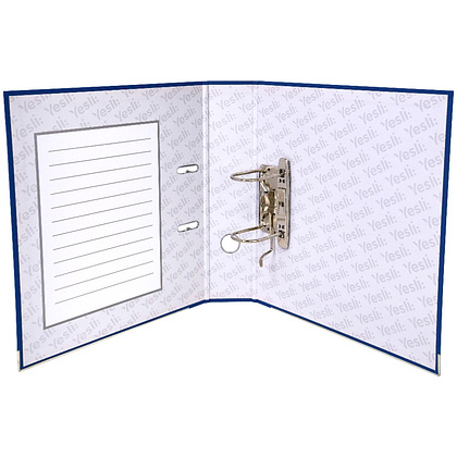 Папка-регистратор "Yesli:", А4, 75 мм, ПВХ Эко, синий - 5