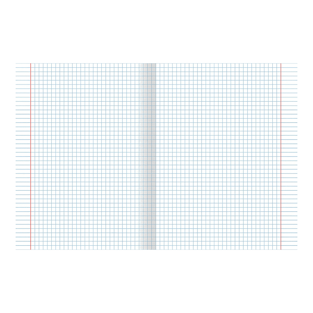 Тетрадь "Маяки", А5, 96 листов, клетка, скоба сбоку, ассорти - 4