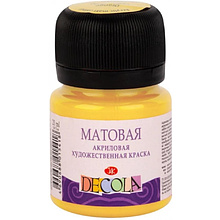 Краска акриловая матовая "Декола", 20 мл., банка