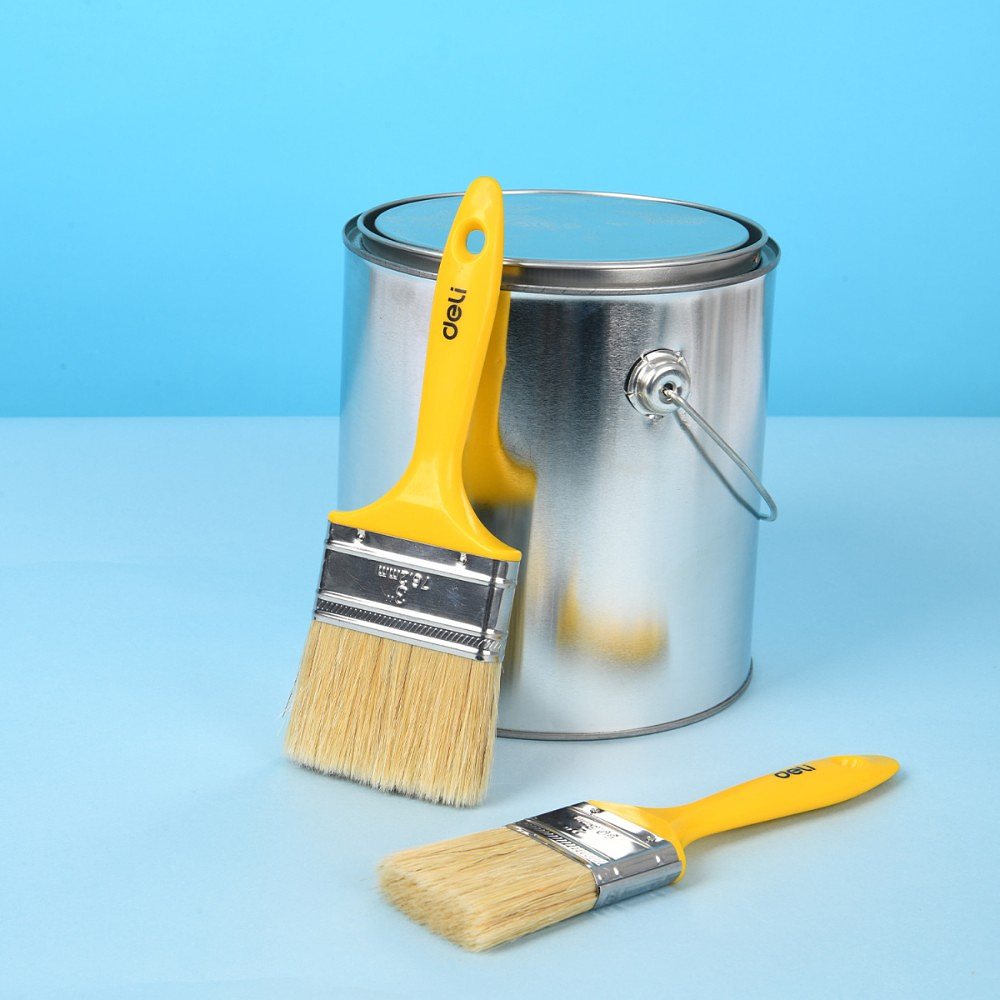 Кисть малярная Deli "EDL509113", плоская, 3" - 3