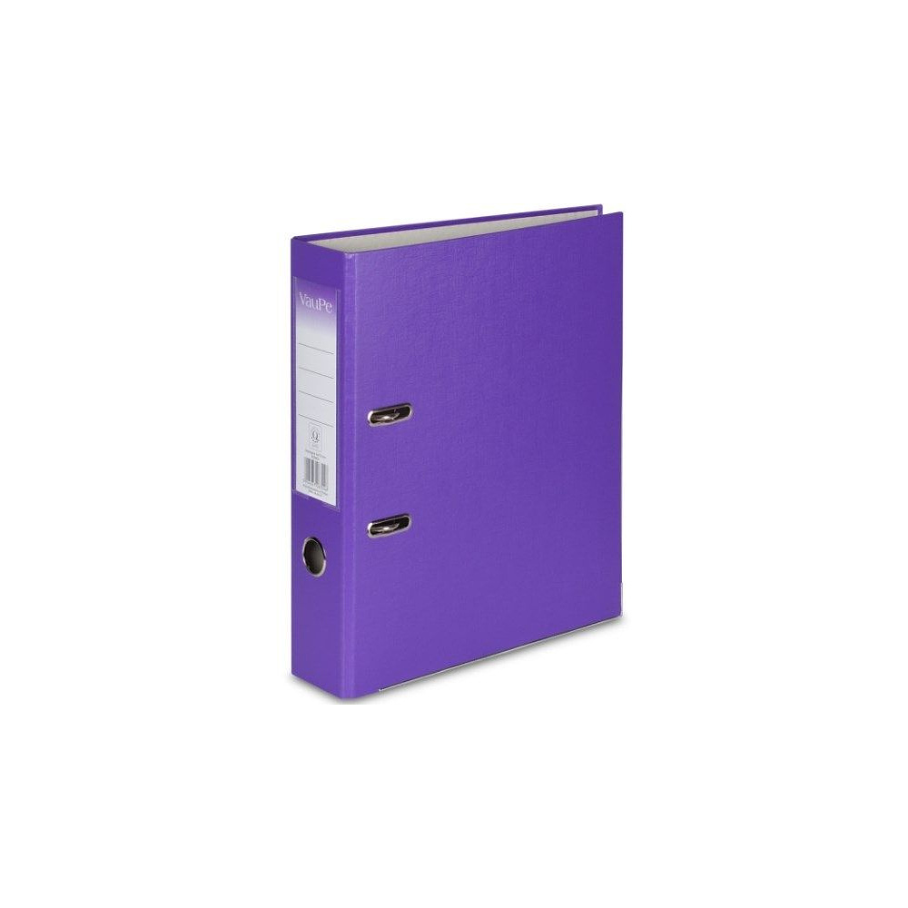 Папка-регистратор "VauPe", А4, 75 мм, ПВХ Эко, фиолетовый