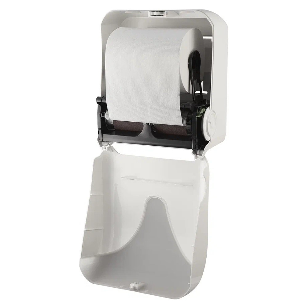 Диспенсер для полотенец рулонных "VEIRO Professional POD", пластик, белый - 8