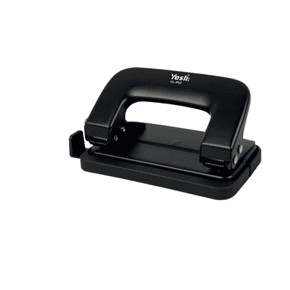 Дырокол Yesli: "YL-P12", 12 листов, черный