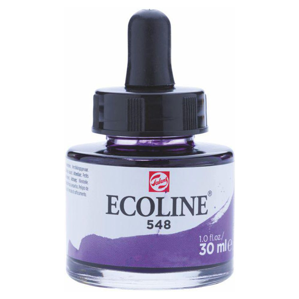 Жидкая акварель "ECOLINE", 548 сине-фиолетовый, 30 мл