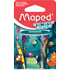 Точилка Maped "Jungle fever", 2 отверстия, бирюзовый  - 3