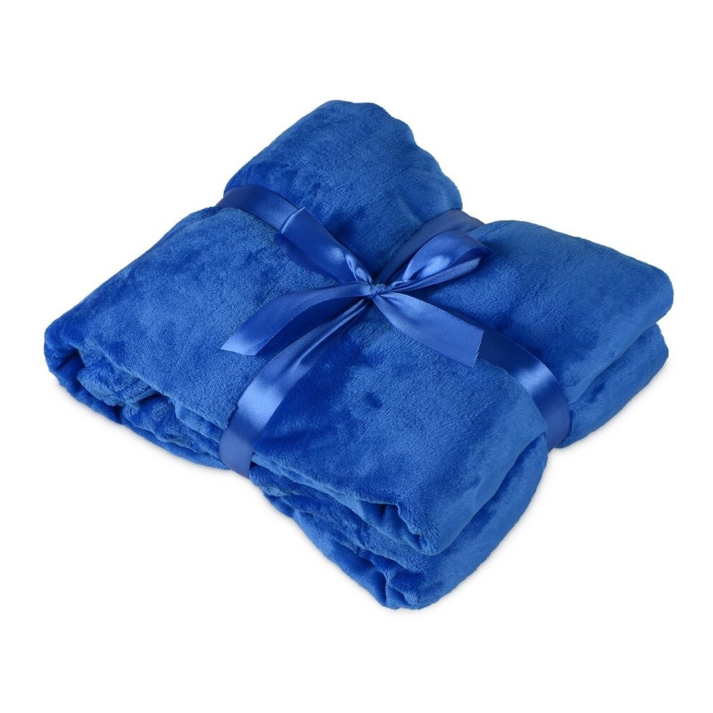 Плед "Fancy", 125х150 см, полиэстер, синий