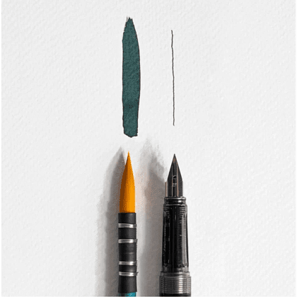 Тушь для рисования и каллиграфии "Малевичъ", 50 мл, темнолесье - 3