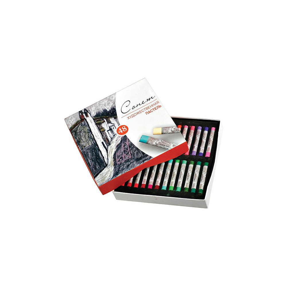  Набор сухой пастели "Сонет", 48 цветов