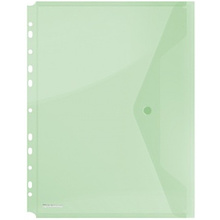 Папка конверт на кнопке "Donau", А4, желтый