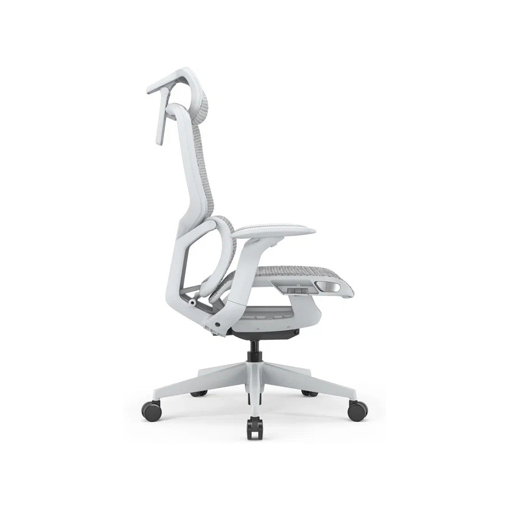 Кресло компьютерное SitZone E-JX-002А, сетка, пластик, белый - 3