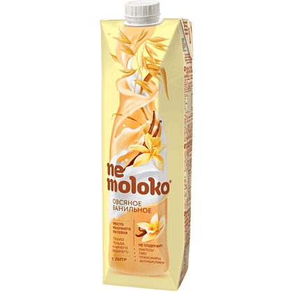 Напиток овсяный "Nemoloko", 1 л, овсяный ванильный