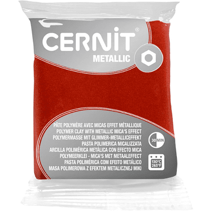 Полимерная глина "Cernit Metallic" 56 г, 057 медь