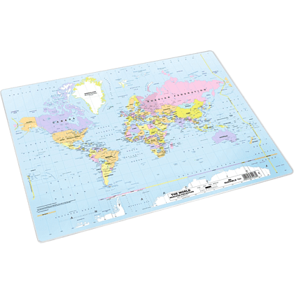 Бювар "Карта мира", 53x40 см, ассорти - 2