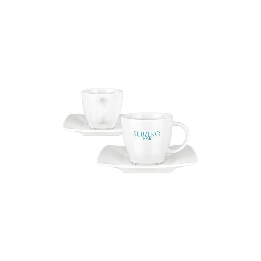 Набор посуды "Maxim Espresso Duo", фарфор, белый