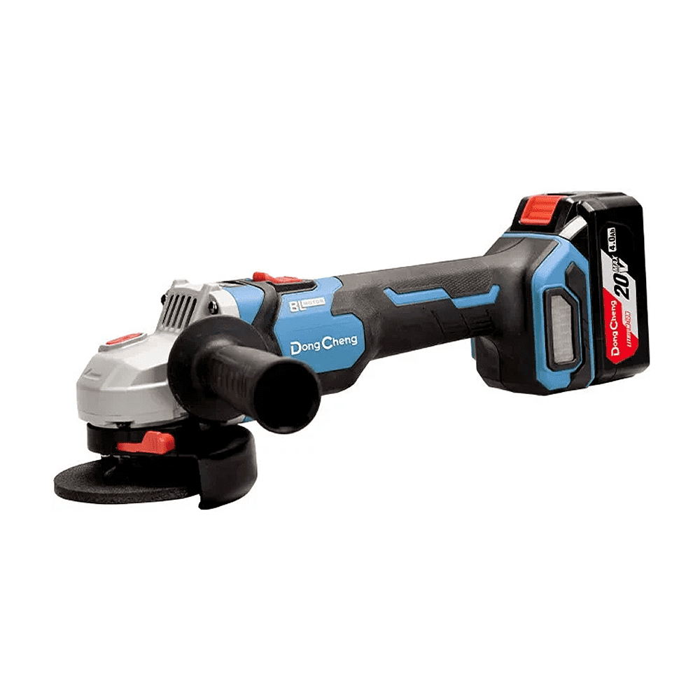 Шлифмашина угловая "DongCheng", аккумуляторная, бесщеточная 20V, 4.0Ач 630Вт - 3