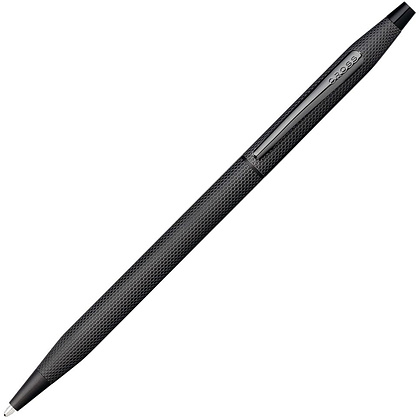 Ручка шариковая автоматическая "Cross Classic Century Brushed Black PVD" 0.7 мм, черный, стерж. черный