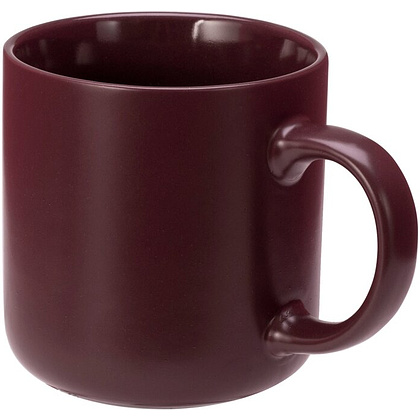 Кружка "Rita", фарфор., 410 мл., бургунди