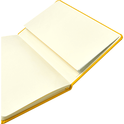 Блокнот "1818-16", А5, 96 листов, на резинке, желтый - 7