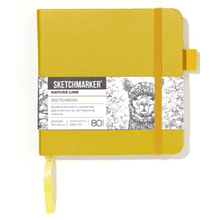 Скетчбук "Sketchmarker", 12х12 см, 140 г/м2