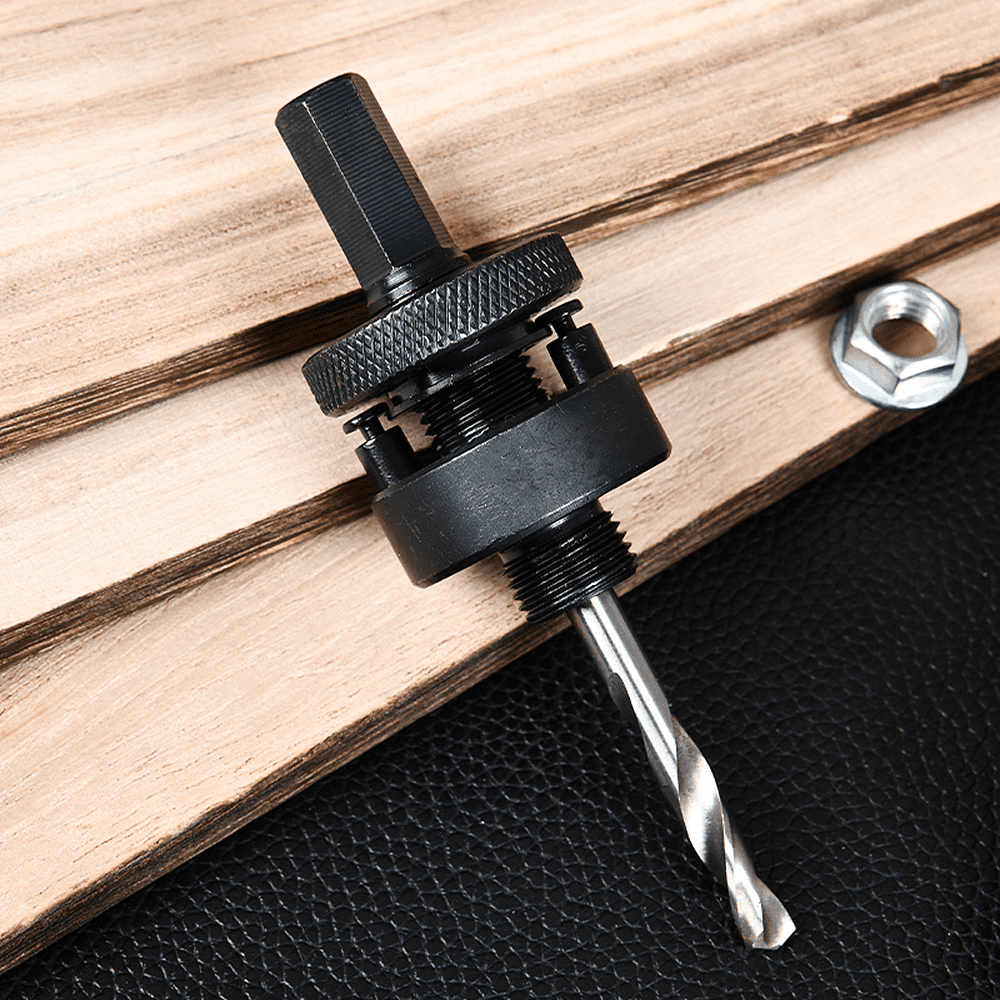 Адаптер для коронок Deli YS EDH-SKZ001-E1, с центрирующим сверлом,13-30 мм - 5