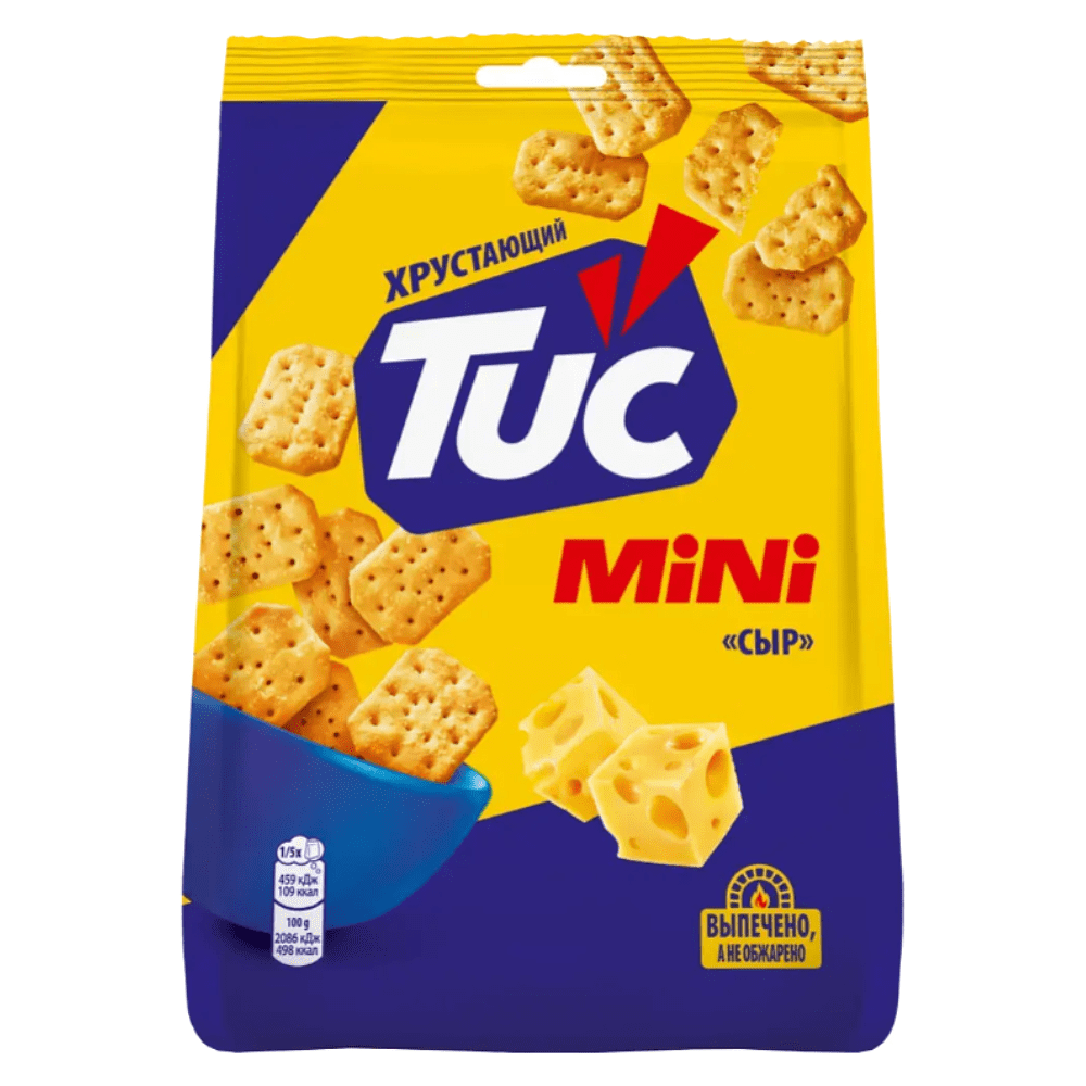 Крекеры "TUC Mini", 110 гр, со вкусом сыра