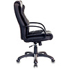 Кресло для руководителя Бюрократ "CH-839/BLACK", искусственная кожа, пластик, черный - 3