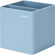 Подставка для ручек "Nusign", пластик, 2 деления, лазурный