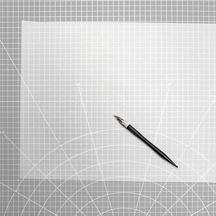 Коврик для резки "Малевичъ", А1, пятислойный, серый - 3