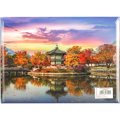 Папка-конверт на кнопке "Orient", A4, разноцветный - 2