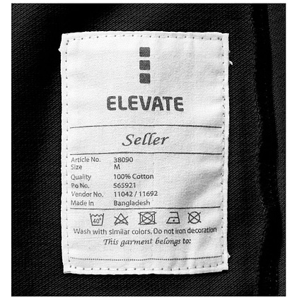 Рубашка-поло мужская "Seller", L, черный - 5