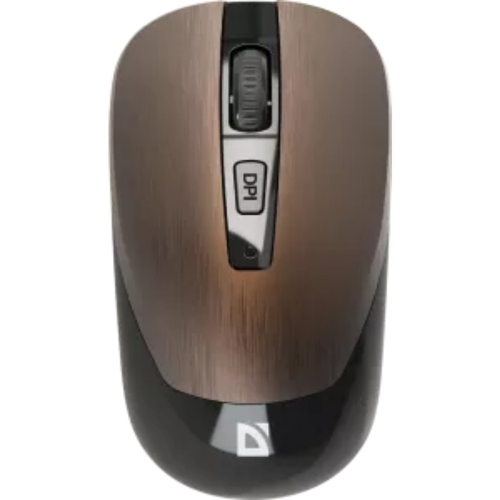 Мышь Defender "Wave MM-995", беспроводная, бесшумная, бронза - 2