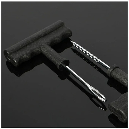 Комплект для ремонта шин Deli YS EDL120001, 7 предметов, черный - 4