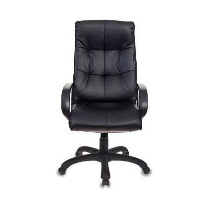 Кресло для руководителя "Бюрократ CH-824B", кожзам, пластик, черный - 2