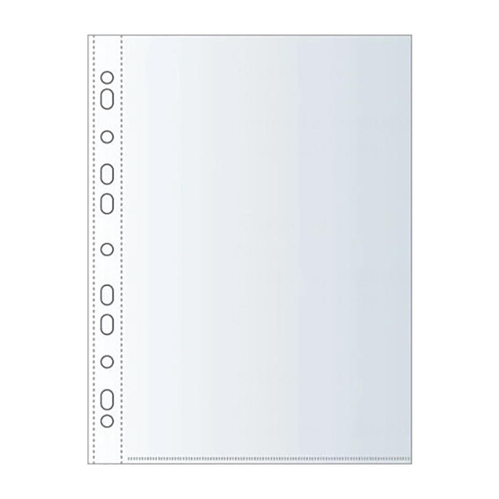 Файл (папка-карман) "Inter-folia", А4, 110 мк, 50 шт., прозрачный
