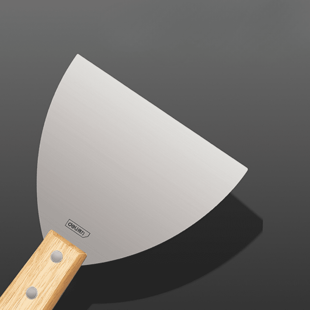 Шпатель Deli YS DL-HD1C, нержавеющий, 25 мм, деревянная рукоятка - 3