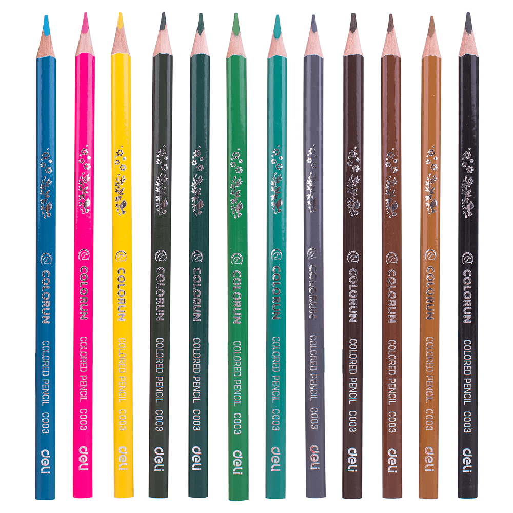 Цветные карандаши "ColoRun", 24 цвета - 3