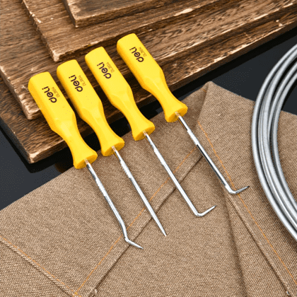 Набор крючков для слесарных работ Deli YS EDL3104, 4 шт, пластиковая рукоятка - 5