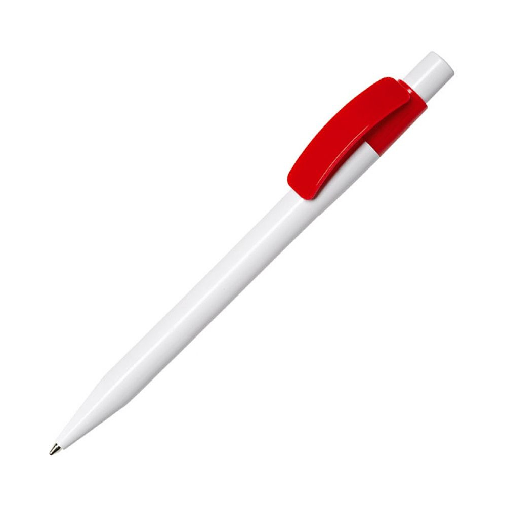 Ручка шариковая автоматическая "Pixel PX B", 1.0 мм, белый, красный, стерж. синий
