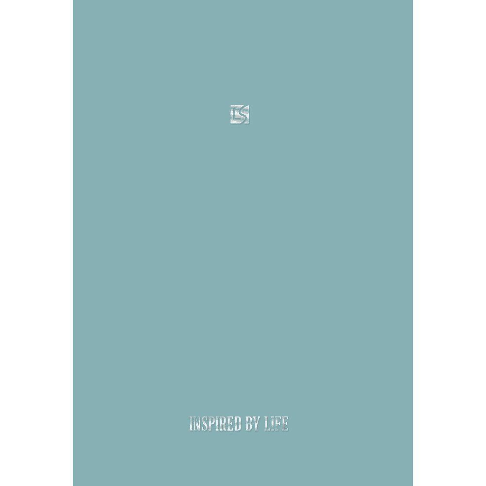 Тетрадь "Floreale. Smoky Sky", А5, 120 листов, клетка, голубой - 4