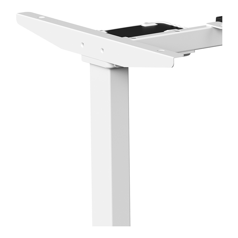 Стол с электроприводом WellDesk Prime 1300x675х18 белый/дуб термо черно-коричневый (9191462+9178193) - 8