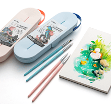 Набор кистей для рисования "Himi Little Bird", синтетика, 8 шт