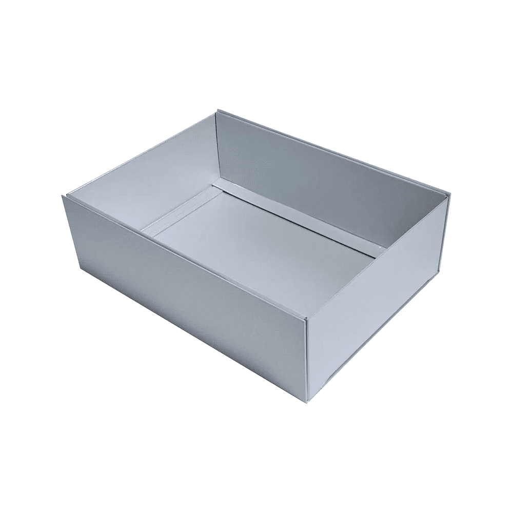 Коробка подарочная картонная, 223х308х95 мм, серебро - 2