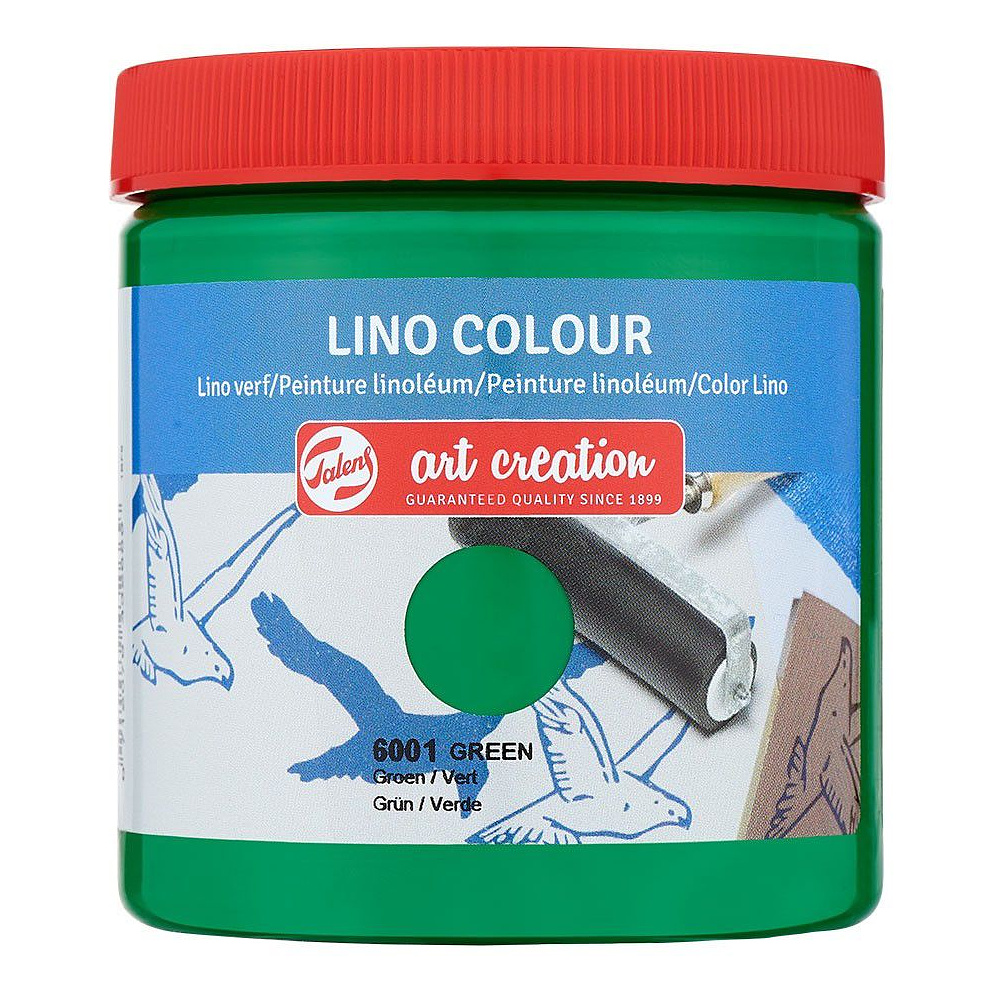 Краски для линогравюры "LINO", 6001 зеленый, 250 мл