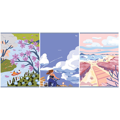 Тетрадь "За мечтой", А4, 48 листов, клетка, ассорти