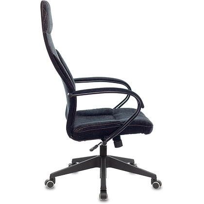 Кресло для руководителя Бюрократ "CH-608Fabric", ткань, пластик, черный - 4