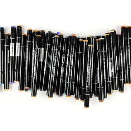 Маркер перманентный двусторонний "Sketchmarker Brush", BR83 смуглый - 4